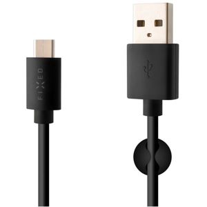 FIXED Rapid Charge datový a nabíjecí kabel USB-C, 3A černý
