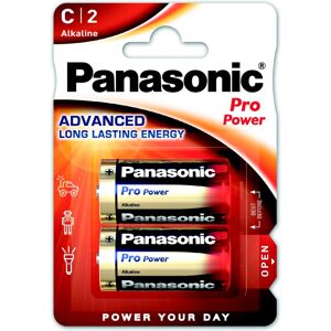 Panasonic Pro Power Gold typ C alkalická baterie, 2 ks