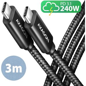 AXAGON BUCM2-CM30AB kabel USB-C 3m černý