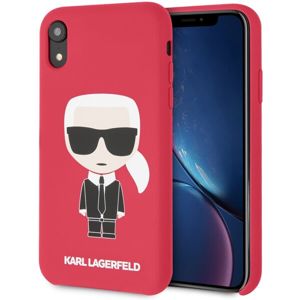 Karl Lagerfeld Full Body Iconic silikonové pouzdro iPhone XR červené