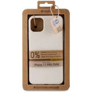 Muvit For Change Bambootek rozložitelný kryt iPhone 11 Pro Max Cotton