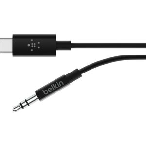Belkin USB-C kabel s audio kabelem 1,8m černý