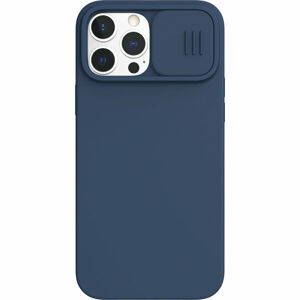 Nillkin CamShield Silky silikonový kryt iPhone 13 Pro Max modrý