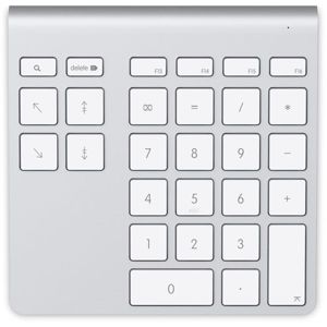 Belkin YourType hliníková Bluetooth numerická klávesnice iMac/MacBook