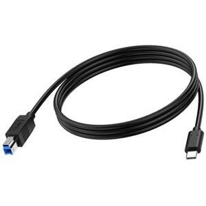Vision 2m USB-C na USB-3.0B kabel černý