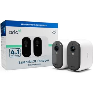 Arlo Essential (Gen.2) XL FHD venkovní bezpečnostní kamera, 2 Pack, bílá