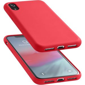 CellularLine SENSATION ochranný silikonový kryt iPhone XR červený