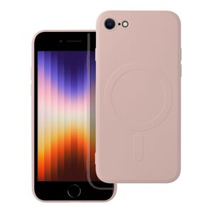 Smarty Mag silikonový kryt s MagSafe iPhone 7 / 8 / SE 2020 / SE 2022 růžový