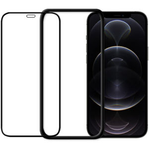 Odzu Glass 2,5D ochranné sklo E2E Apple iPhone 12 Pro Max černé
