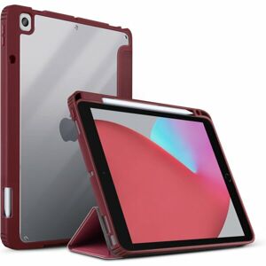 UNIQ Moven Antimikrobiální pouzdro iPad 10.2" (19/20/21)/Air 10,5" (2019)/Pro 10,5" (2017) vínové