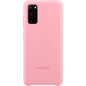 Samsung EF-PG980TP silikonový zadní kryt Galaxy S20 růžový