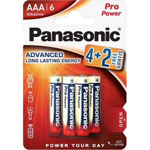 Panasonic Pro Power Gold AAA alkalické baterie, 4+2 ks