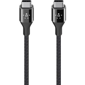 Belkin DuraTek Premium Kevlar datový kabel USB-C, 1,2m, černý