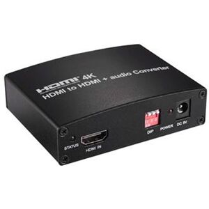 PremiumCord HDMI 4K Audio extractor s oddělením audia na stereo jack, SPDIF Toslink, RCA