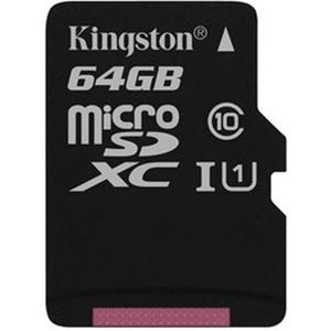 Kingston Canvas Select MicroSDXC 64 GB - UHS-I U1 / Class10 + adaptér