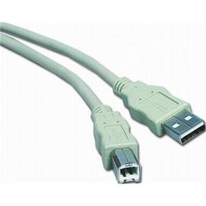 PremiumCord kabel USB 2.0 A-USB B 2m šedý