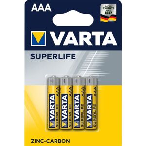 Varta R03/4BP Superlife zinko-uhlíková baterie AAA (4ks) blistr