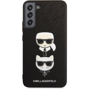 Karl Lagerfeld Saffiano K&C Heads Kryt Samsung Galaxy S22+ černý
