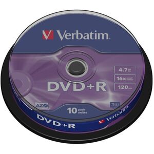 VERBATIM DVD+R(10 ks)Spindle/General Retail/16x/4.7GB