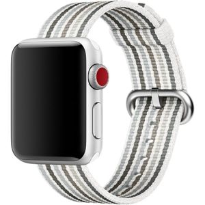 Apple Watch řemínek z tkaného nylonu s proužky 38mm šedý