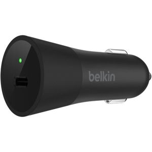 Belkin nabíječka do auta USB-C 27W Power delivery černá