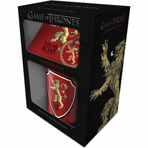 Hrnek dárkový set - Game of Thrones - Lannister