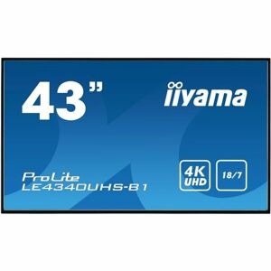iiyama 43" LCD UHD LE4340UHS-B1