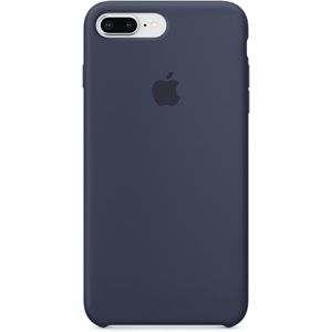Apple silikonový kryt iPhone 8 Plus / 7 Plus půlnočně modrý