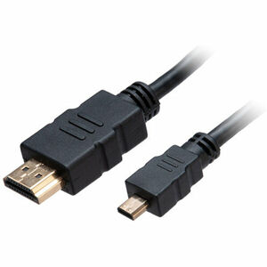 Akasa kabel HDMI/micro HDMI 4K@60Hz, pozlacené konektory, 1.5m, černá