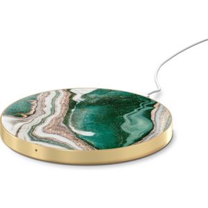 iDeal of Sweden Qi bezdrátová nabíječka Golden Jade Marble
