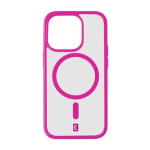 Cellularline POP MAG zadní kryt s MagSafe Apple iPhone 15 Pro čirý/růžový