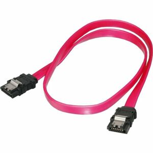 PremiumCord kabel SATA 1.5/3.0 GBit/s s kovovou zapadkou 1m