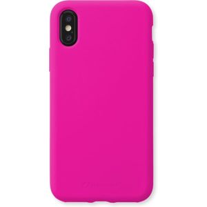 CellularLine SENSATION ochranný silikonový kryt iPhone X/XS růžový neon