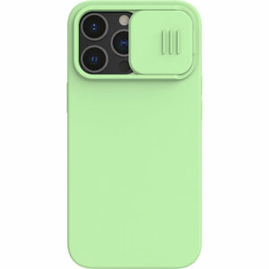 Nillkin CamShield Silky Magnetic silikonový kryt iPhone 13 Pro mentolově zelený