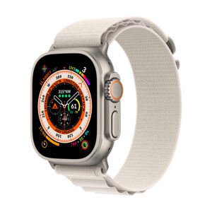 Apple Watch 49/45/44mm hvězdně bílý alpský tah - L