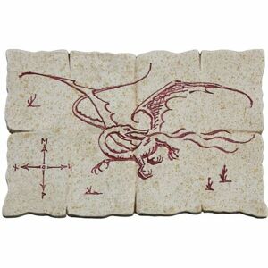 Magnet na lednici Lord of the Rings - Red Dragon Map