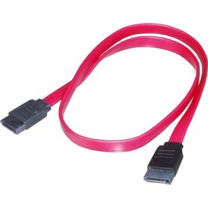 PremiumCord datový kabel SATA 1.5/3.0 GBit/s červený 0,75m