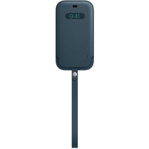 Apple kožený návlek s MagSafe na iPhone 12 / 12 Pro baltsky modrý