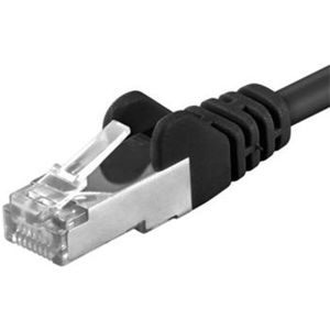 Premiumcord Patch kabel CAT6a S-FTP, RJ45-RJ45, AWG 26/7 1,5m černá