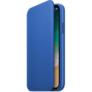 Apple Folio kožené pouzdro iPhone X/XS elektro modré