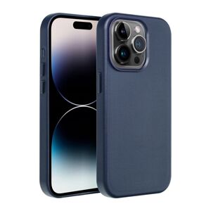 Smarty Leather Mag kryt s MagSafe iPhone 15 indigově modrý