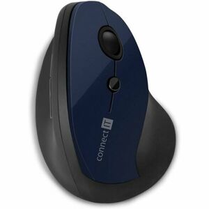 CONNECT IT FOR HEALTH ergonomická vertikální myš modrá