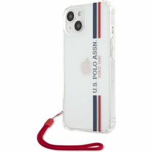 U.S. Polo PC/TPU Vertical Stripes Case iPhone 13 čiré