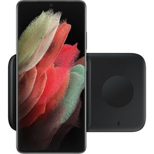 Samsung duální bezdrátová nabíječka bez adaptéru (EP-P4300BB) černá