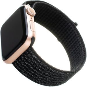 FIXED Nylon Strap nylonový pásek pro Apple Watch 40mm/ Watch 38mm reflexně černý