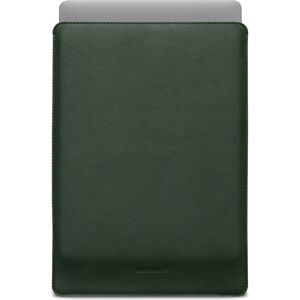 Woolnut kožené Sleeve pouzdro pro 16" MacBook Pro tmavě zelené