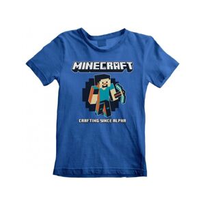 Tričko dětské Minecraft - Crafting Since Alpha (9-11 let)