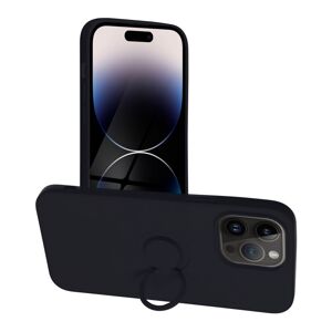 Smarty Ring silikonový kryt iPhone 14 Pro Max černý