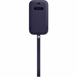 Apple kožený návlek s MagSafe na iPhone 12 mini temně fialový