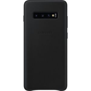 Samsung EF-VG975LB kožený zadní kryt Samsung Galaxy S10+ černý